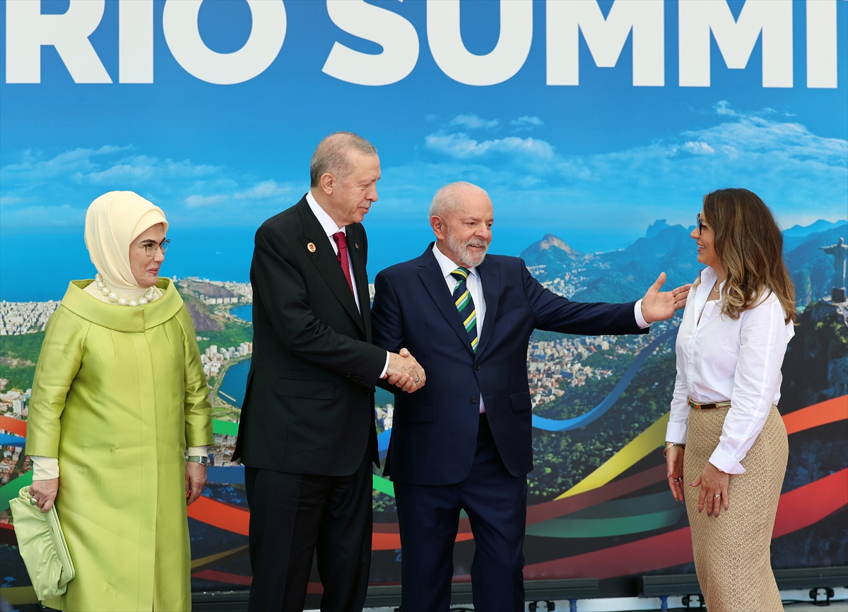 Cumhurbaşkanı Erdoğan, G20 Liderler Zirvesi resmi karşılama törenine katıldı