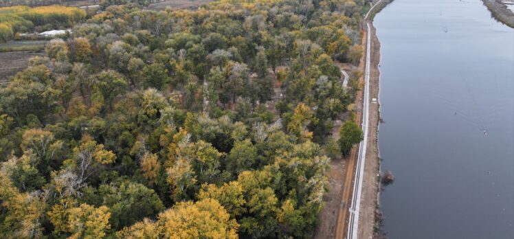 Edirne Söğütlük Millet Bahçesi'ndeki çalışmalar tamamlanmak üzere