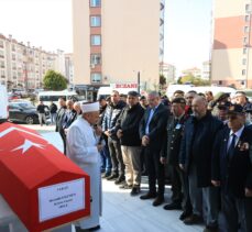 Edirne'de vefat eden Kıbrıs gazisi son yolculuğuna uğurlandı