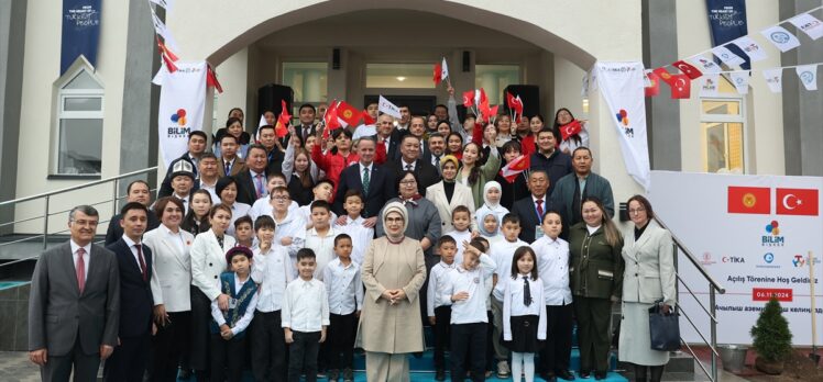 Emine Erdoğan, Bilim Bişkek İnovasyon Merkezi'nin açılışını yaptı