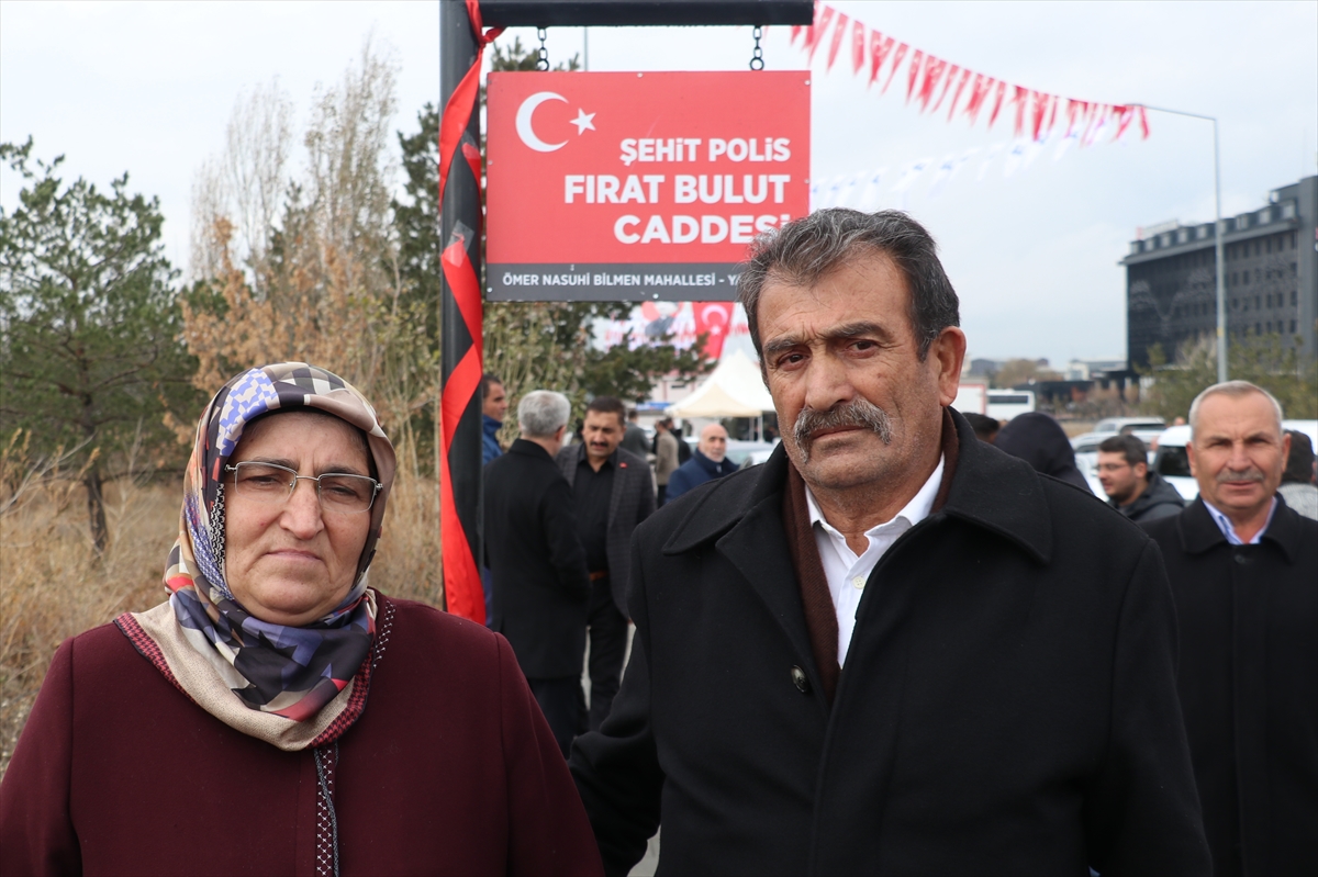 Erzurum'da açılan caddeye 15 Temmuz şehidi Fırat Bulut'un adı verildi