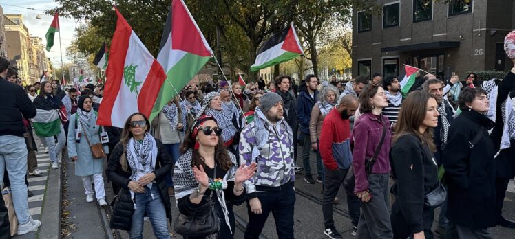 Filistin'in işgaline zemin hazırlayan Balfour Deklarasyonu, Hollanda'da protesto edildi