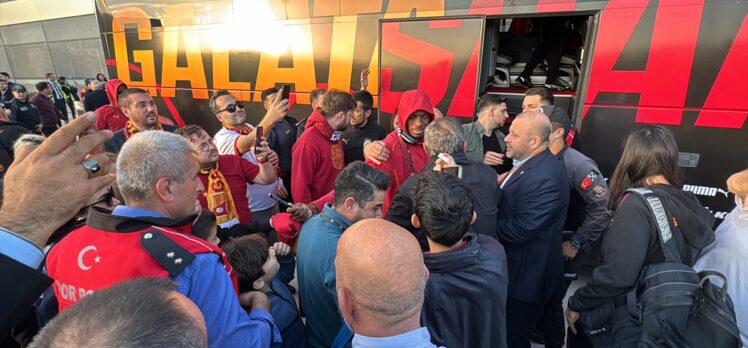 Galatasaray kafilesi Bodrum'a geldi