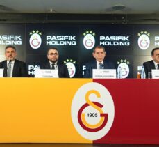 Galatasaray'ın yeni forma sırt sponsoru Pasifik Holding oldu