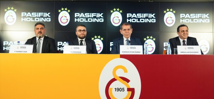 Galatasaray'ın yeni forma sırt sponsoru Pasifik Holding oldu