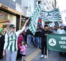 Giresunspor'a destek yürüyüşü düzenlendi