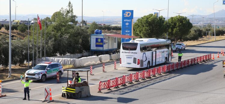 Hatay'da jandarma ekipleri cayrokopter destekli trafik denetimi yaptı