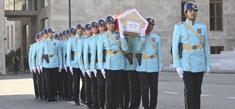 Hayatını kaybeden eski milletvekili Beyti Arda için TBMM'de tören düzenlendi