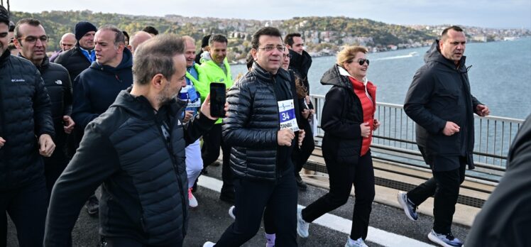 İBB Başkanı İmamoğlu, 46. İstanbul Maratonu'na katıldı