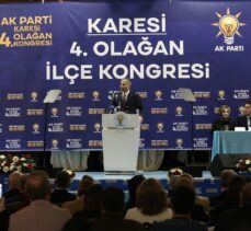 İçişleri Bakanı Yerlikaya, AK Parti Karesi 4. Olağan Kongresi'nde konuştu: