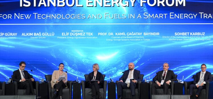 Bakan Bayraktar, İstanbul Energy Forum'da Gürcistan Birinci Başbakan Yardımcısı Davitashvili ile görüştü