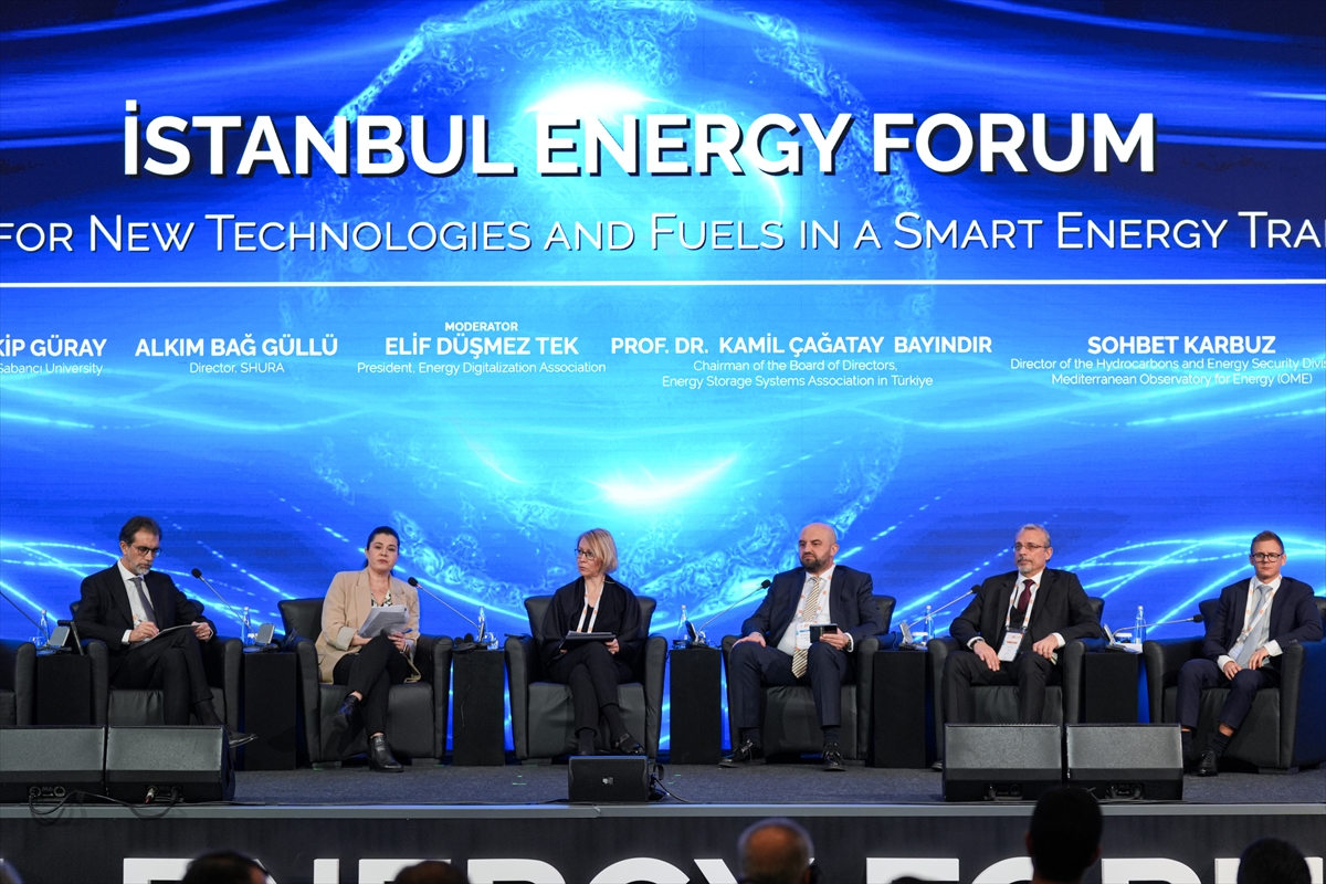 Bakan Bayraktar, İstanbul Energy Forum'da Gürcistan Birinci Başbakan Yardımcısı Davitashvili ile görüştü