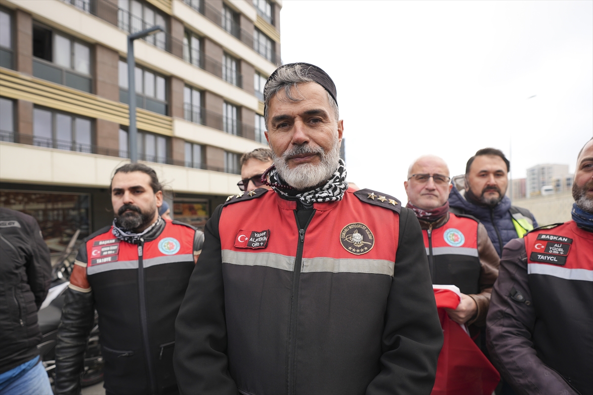 İstanbul'da ''Filistin'e destek konvoyu'' oluşturuldu