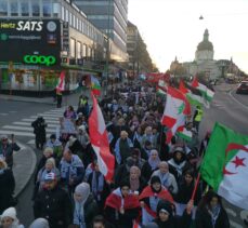 İsveç'te İsrail'in Gazze, Lübnan ve İran'a  yönelik saldırıları protesto edildi