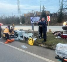 Karabük'te su kanalına düşen otomobilin sürücüsü öldü, 3 kişi yaralandı