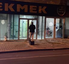 Kayseri'de fırına yönelik silahlı saldırı güvenlik kamerasında