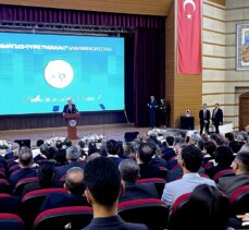 KKTC Cumhurbaşkanı Tatar, Kırgızistan-Türkiye Manas Üniversitesi'ni ziyaretinde konuştu: