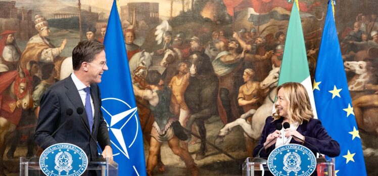 Meloni ve Rutte, NATO'nun gündemindeki konuları görüştü