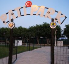 Mersin'de geri dönüşümden üretilen malzemelerle “Pati Park” kuruldu