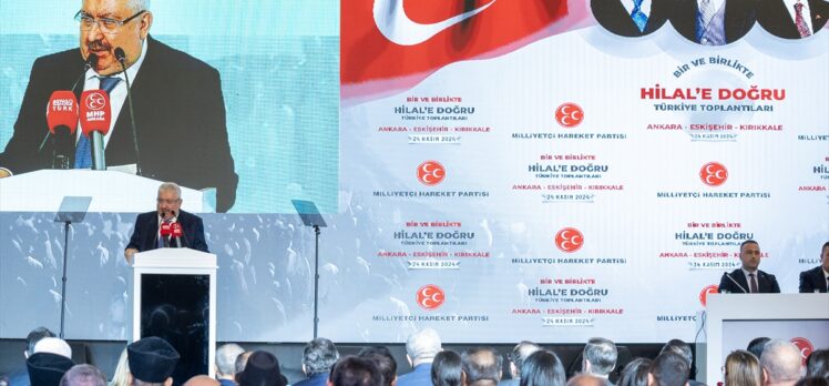 MHP Genel Başkan Yardımcısı Yalçın “Bir ve Birlikte Hilal'e Doğru Türkiye Toplantısı”nda konuştu: