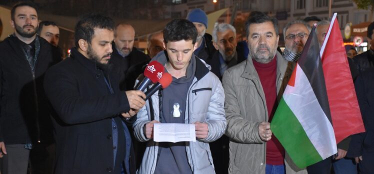 Ordu'da Gazze ve savaş bölgelerine destek açıklaması