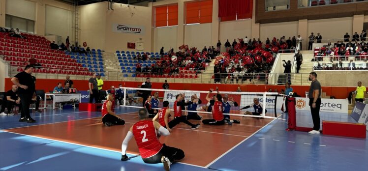 Oturarak Voleybol Avrupa Şampiyonası B Kategorisi mücadelesi Burdur'da başladı