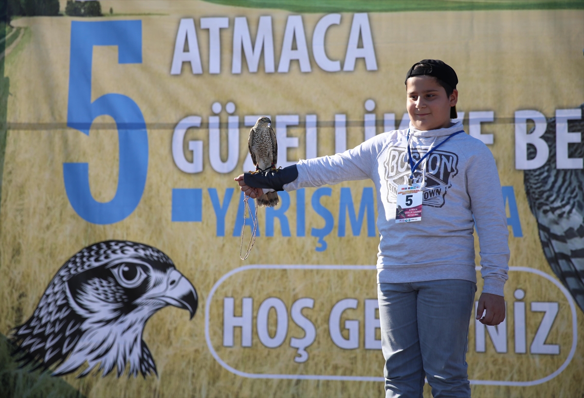 Rize'de atmaca güzellik ve beceri yarışması düzenlendi