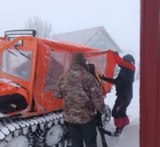 Sakarya'da karda mahsur kalan 182 kişi AFAD ekiplerince kurtarıldı