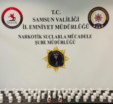 Samsun'da ikametinde 3 bin 472 sentetik ecza hapı bulunan kişi gözaltına alındı