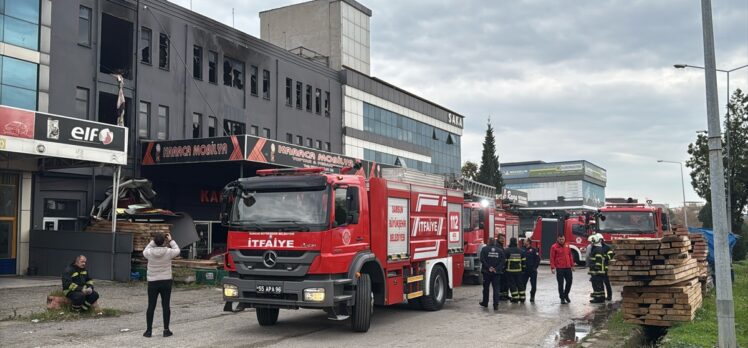 Samsun'da mobilya imalathanesinde dört ayda üçüncü kez çıkan yangın söndürüldü