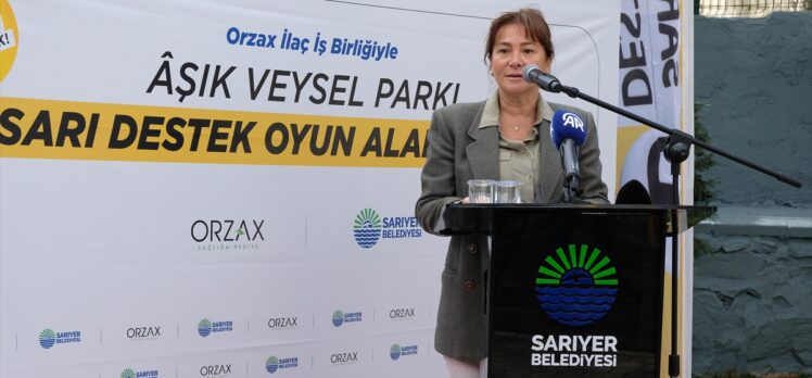 Sarıyer'de çocuk parkına “Sarı Destek Oyun Alanı” yapıldı