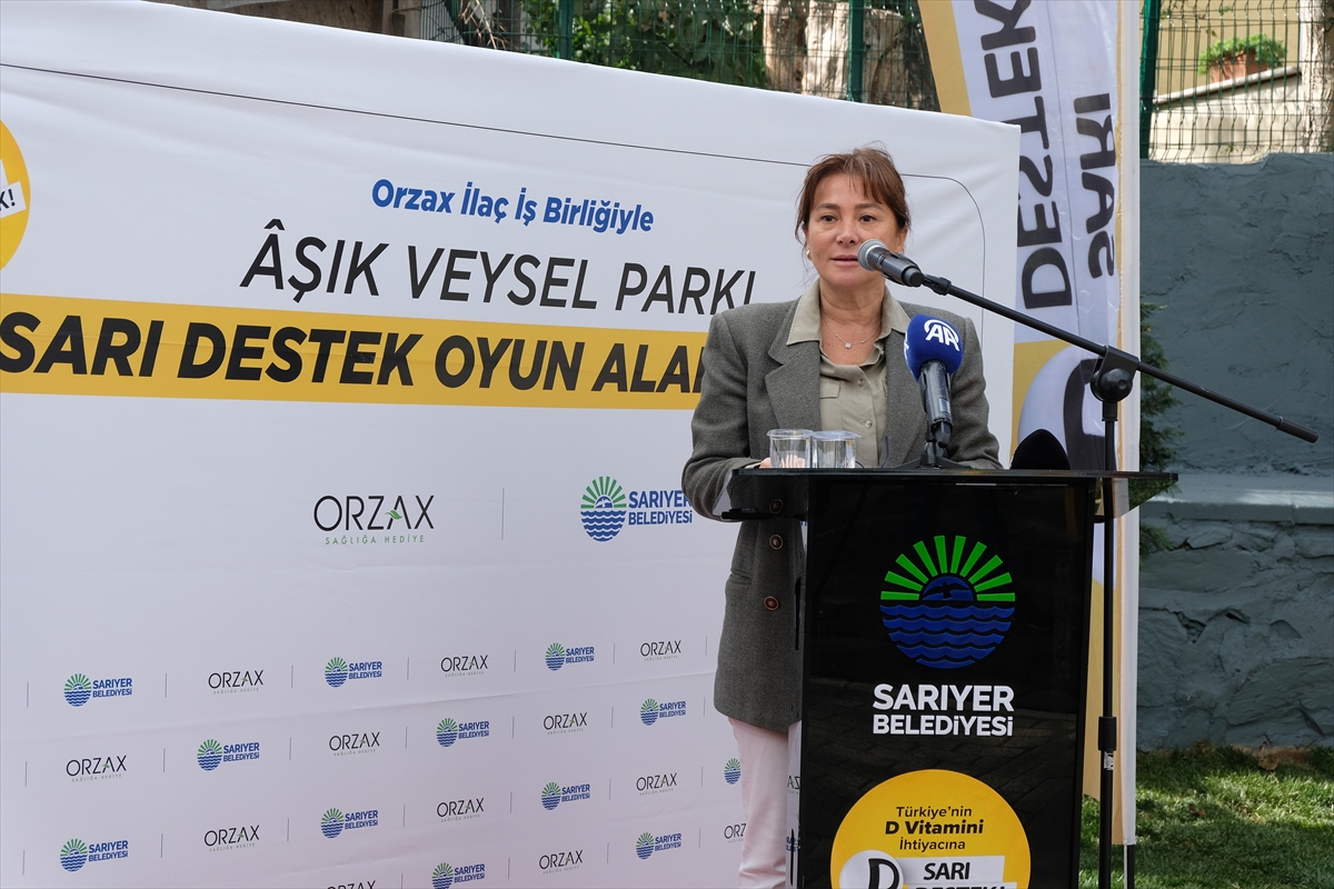 Sarıyer'de çocuk parkına “Sarı Destek Oyun Alanı” yapıldı