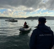 Sarıyer'de denizde kaybolan 2 kişiyi arama çalışmaları sürüyor