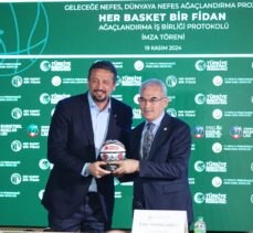 TBF ile Orman Genel Müdürlüğü, “Her Basket Bir Fidan” projesine imza attı