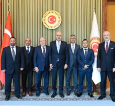 TBMM Başkanı Kurtulmuş, Türkiye-Japonya Parlamentolar Arası Dostluk Grubu Başkanı Cevizoğlu'nu kabul etti