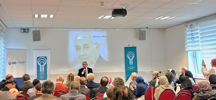 TDED Genel Başkanı Ekrem Erdem Hollanda ve Almanya'da konferans verdi