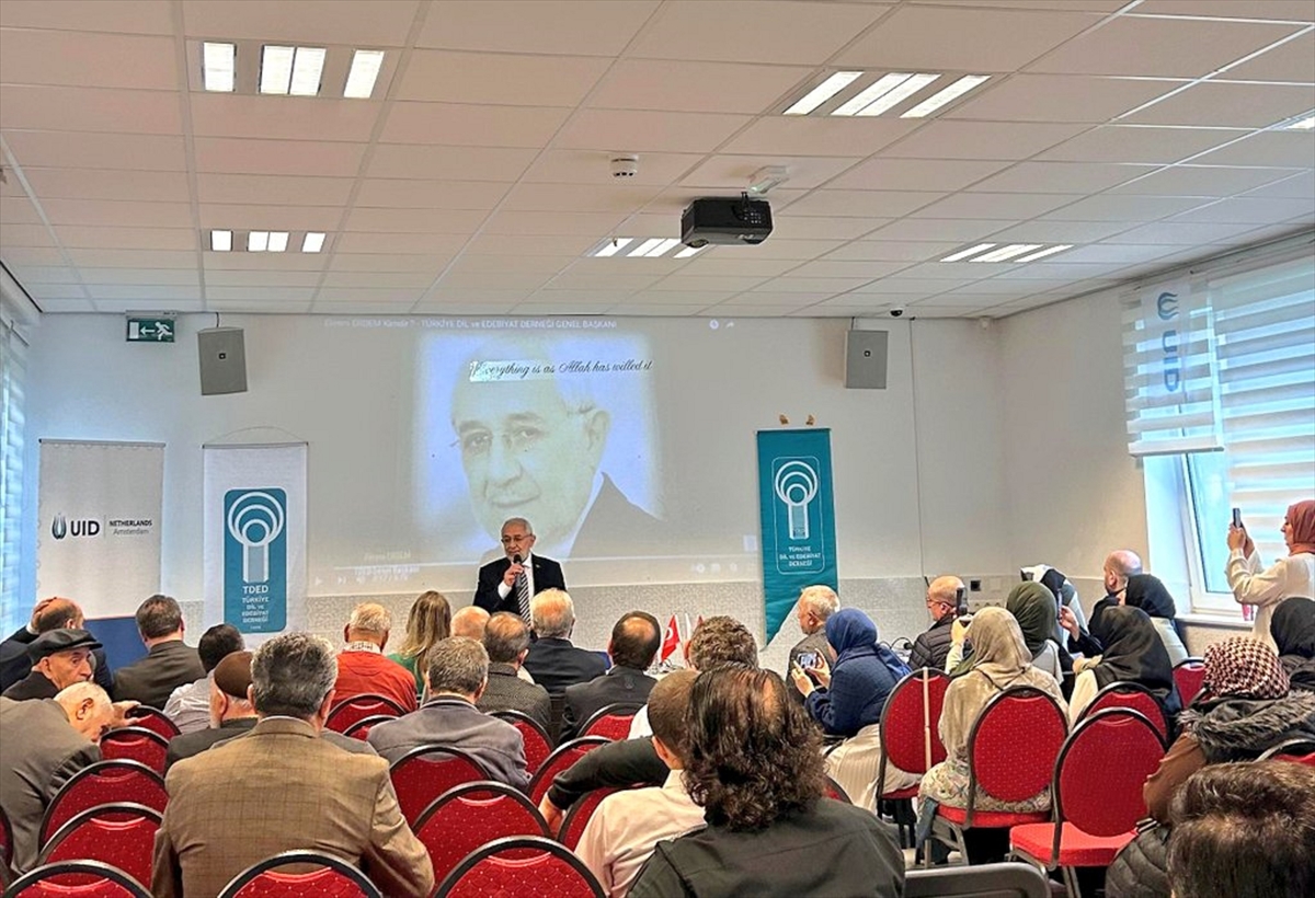 TDED Genel Başkanı Ekrem Erdem Hollanda ve Almanya'da konferans verdi