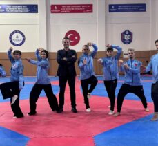 Tekvando Federasyonu Başkanı Tanrıkulu'dan Poomsae Milli Takımı'na moral ziyareti