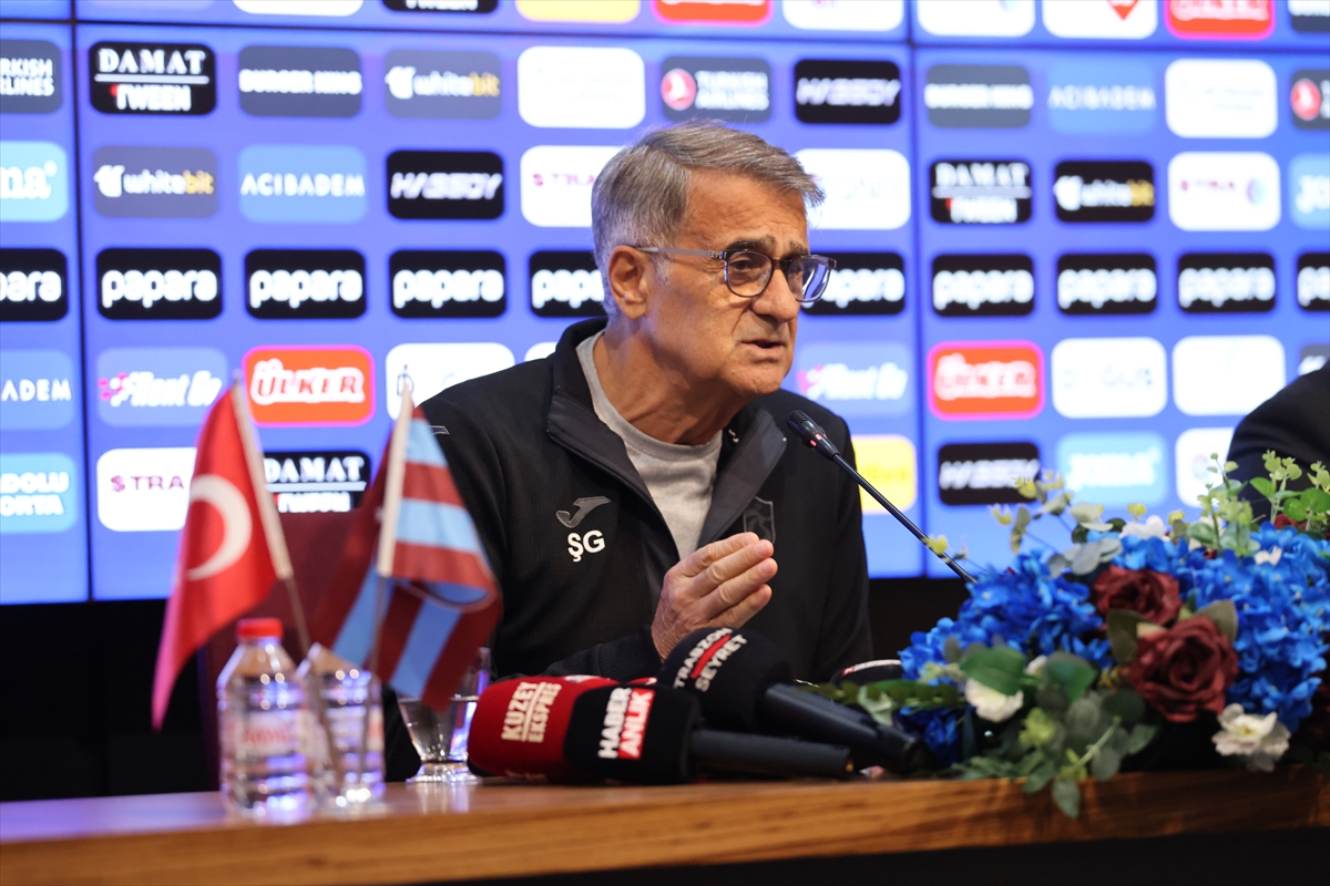 Trabzonspor Teknik Direktörü Şenol Güneş'ten özeleştiri: