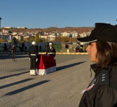 Tunceli'de kaza sonucu şehit olan polis memuru Yiğit için tören düzenlendi