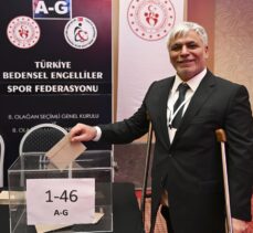 Türkiye Bedensel Engelliler Spor Federasyonunda başkanlığa yeniden Alpaslan Erkoç seçildi