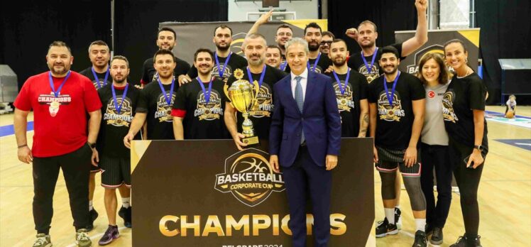 Uluslararası Şirketler Turnuvası'nı Yıldız Holding Erkek Basketbol Takımı kazandı