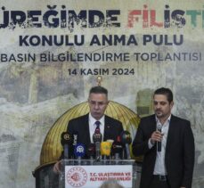 “Yüreğimde Filistin” konulu anma pulunun tanıtımı gerçekleştirildi