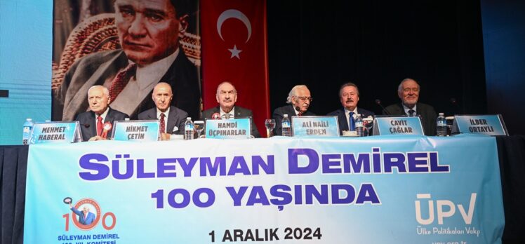 9. Cumhurbaşkanı Süleyman Demirel, doğumunun 100. yılında İstanbul'da anıldı