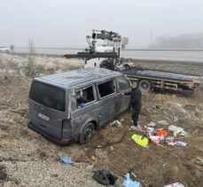 Almanya'dan gelen gurbetçi aile Ankara'da kaza yaptı