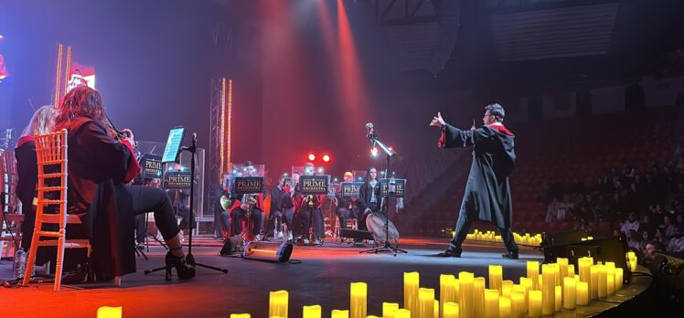 Antalya'da Ukraynalı müzik grubu Prime Orchestra konser verdi