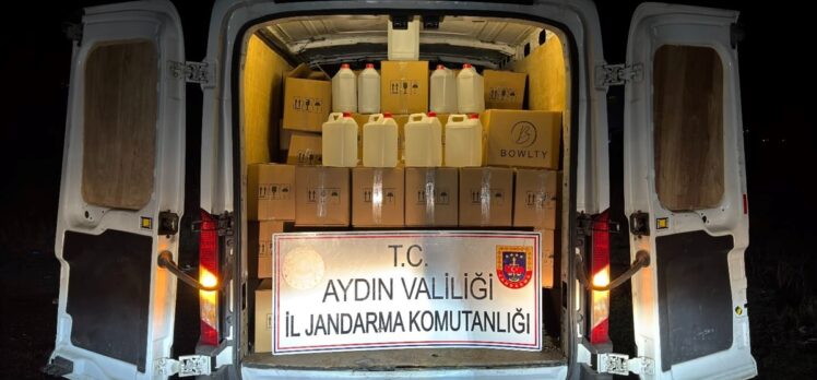 Aydın'da 1,6 ton etil alkol geçirildi