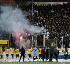 Bitlis'te amatör lig maçında kavga