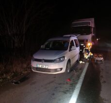 Edirne'de arızalanan tırından inen sürücü, başka bir tırın çarpması sonucu öldü