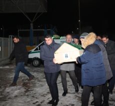 Erzurum'da çığ düşmesi sonucu hayatını kaybeden  judocunun cenazesi İstanbul'a gönderildi